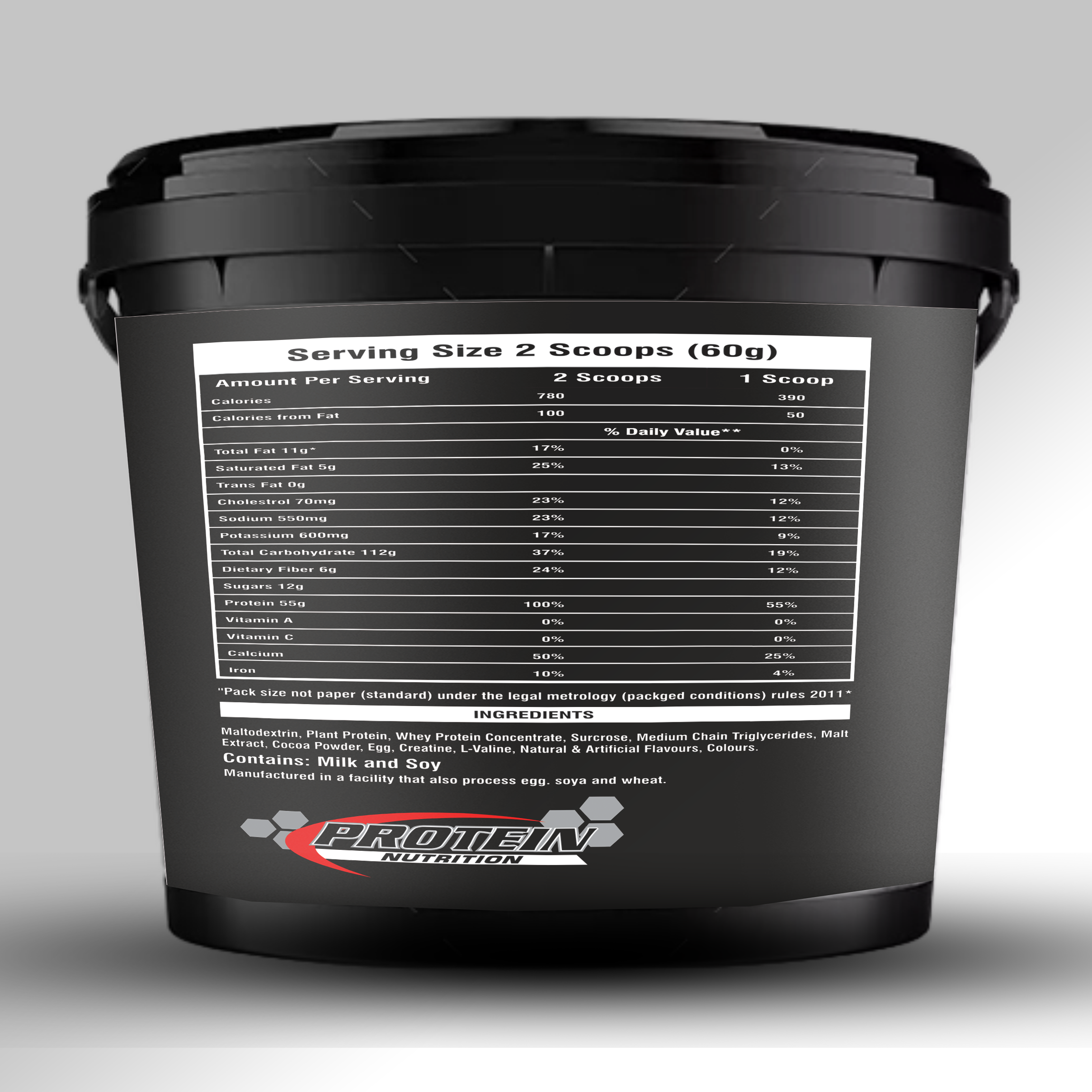Protein Nutrition MUSCLE GAIN 10LBS (4.5kg) - Image 4
